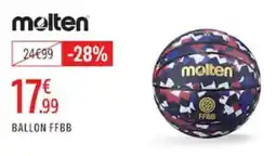 Intersport molten BALLON FFBB offre