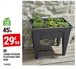 Gamm vert MAX CARRE POTAGER offre