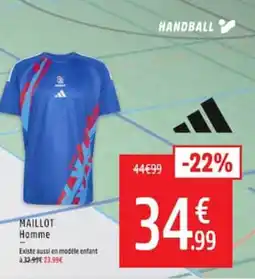 Intersport Adidas Maillot Homme offre