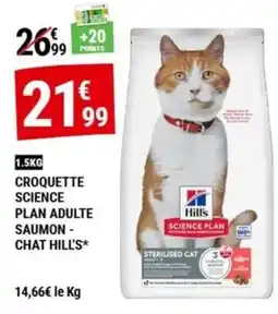 Gamm vert Hill's Croquette Science Plan Adulte Saumon offre
