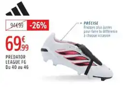 Intersport ADIDAS PREDATOR LEAGUE FG offre
