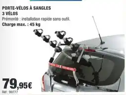 Autobacs PORTE-VÉLOS À SANGLES offre