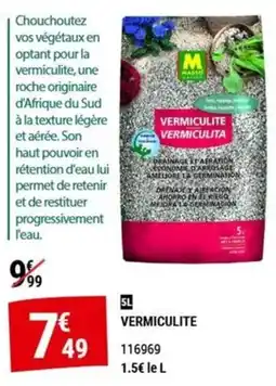 Gamm vert M MASSO VERMICULITE offre