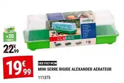 Gamm vert romberg MINI SERRE RIGIDE ALEXANDER AERATEUR offre