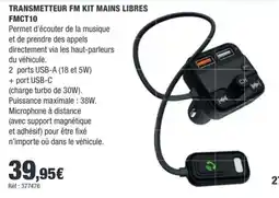 Autobacs FMCT10 offre