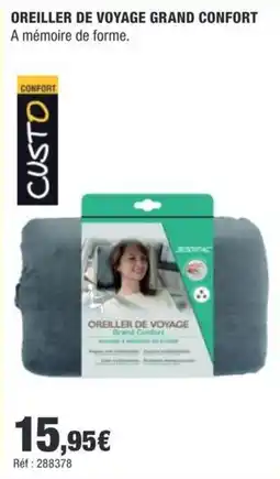 Autobacs BODIFAC OREILLER DE VOYAGE Grand Confort offre