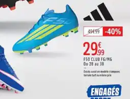 Intersport adidas F50 CLUB FG/MG offre
