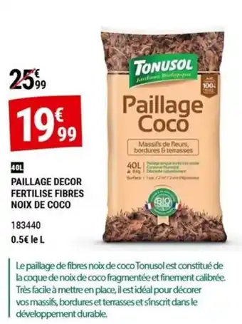 TONUSOL Paillage Coco