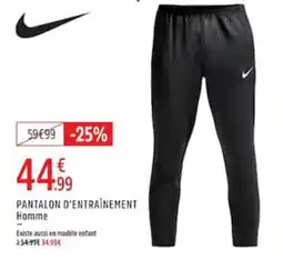 Intersport Nike Pantalon d'entraînement Homme offre
