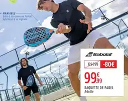 Intersport Babolat RAQUETTE DE PADEL offre