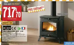 Brico Cash INVICTA POÊLE À BOIS EN FONTE "ALMA" offre