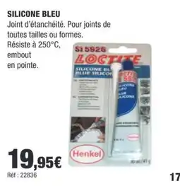 Autobacs LOCTITE SILICONE BLEU offre