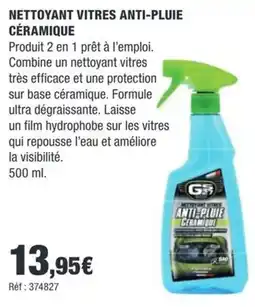 Autobacs GS NETTOYANT VITRES ANTI-PLUIE CÉRAMIQUE offre