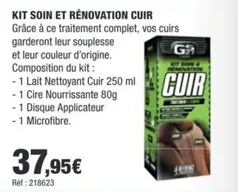 GS Kit soin & rénovation cuir