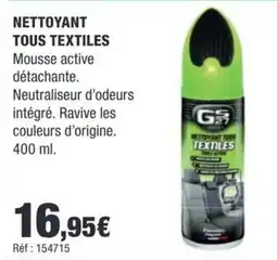 Autobacs GS NETTOYANT TOUS TEXTILES offre