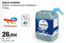 Autobacs TotalEnergies ClearNOx offre