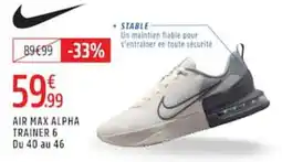 Intersport Nike AIR MAX ALPHA TRAINER 6 offre