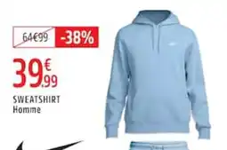Intersport Nike Sweatshirt Homme offre