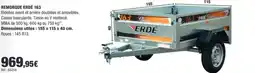 Autobacs ERDÉ Remorque ERDÉ 163 offre