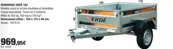 ERDÉ Remorque ERDÉ 163