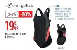 Intersport energetics MAILLOT DE BAIN Femme offre