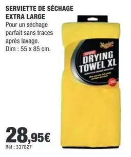Autobacs Meguiar's Drying Towel XL offre