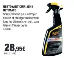 Autobacs Meguiar's NETTOYANT CUIR 3EN1 ULTIMATE offre