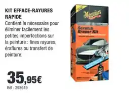 Autobacs Meguiar's Kit efface-rayures rapide offre