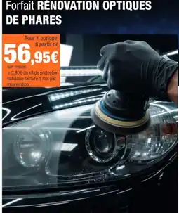 Autobacs Forfait RÉNOVATION OPTIQUES DE PHARES offre