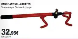 Autobacs CANNE ANTIVOL 4 GRIFFES offre