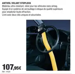 Autobacs ANTIVOL VOLANT STOPLOCK offre