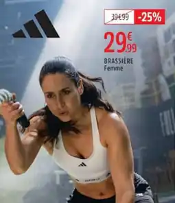 Intersport Adidas Brassière Femme offre