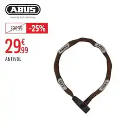 Intersport ABUS ANTIVOL offre