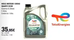 Autobacs TotalEnergies QUARTZ EV3R offre