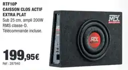 Autobacs MSX AUDIO Caisson clos actif extra plat offre