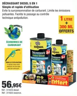 Autobacs BARD AHL Décrassant Moteur Diesel offre