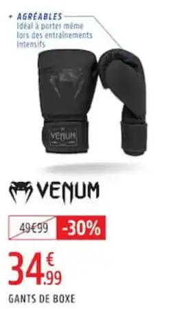 Intersport VENUM GANTS DE BOXE offre