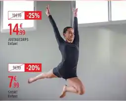 Intersport JUSTAUCORPS Enfant offre