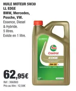 Autobacs Castrol Huile moteur 5W30 offre