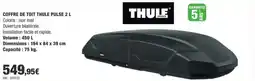 Autobacs THULE COFFRE DE TOIT PULSE 2 L offre