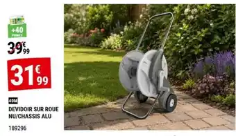 DEVIDOIR SUR ROUE NU/CHASSIS ALU