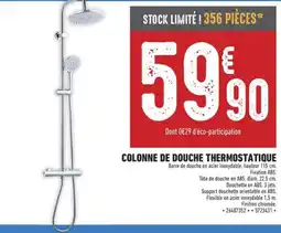 Brico Cash COLONNE DE DOUCHE THERMOSTATIQUE offre