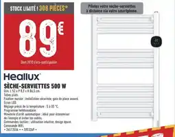 Brico Cash Heallux SÈCHE-SERVETTES 500 W offre