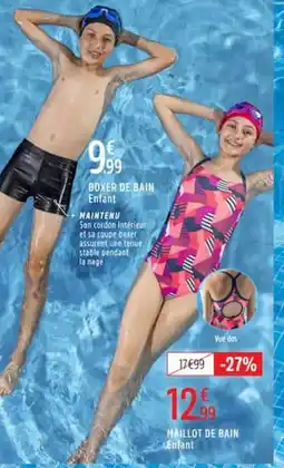 Intersport BOXER DE BAIN Enfant offre