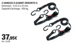 Autobacs SANGLES À CLIQUET CROCHETS S offre