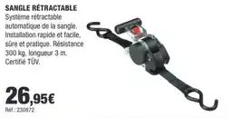 Autobacs SANGLE RÉTRACTABLE offre