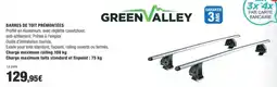 Autobacs GREEN VALLEY BARRES DE TOIT PRÉMONTÉES offre