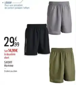 Intersport SHORT Homme offre