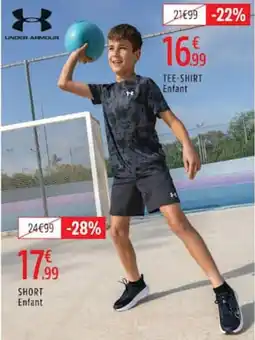 Intersport UNDER ARMOUR TEE-SHIRT Enfant offre