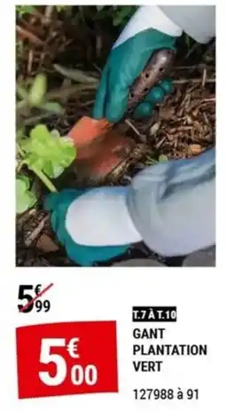 Gamm vert GANT PLANTATION VERT offre